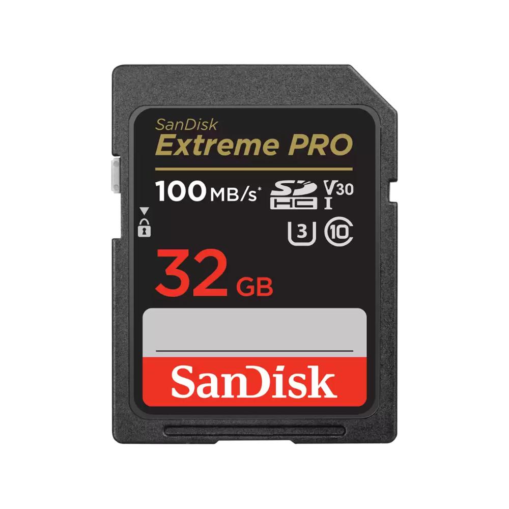 SanDisk Secure Digital Extreme PRO 32GB SDHC UHS-I Card 100 Mb/s C10,U3,V30 - Componentes SanDisk Secure Digital Extreme PRO 32GB SDHC UHS-I Card 100 Mb/s C10,U3,V30 - Componentes
