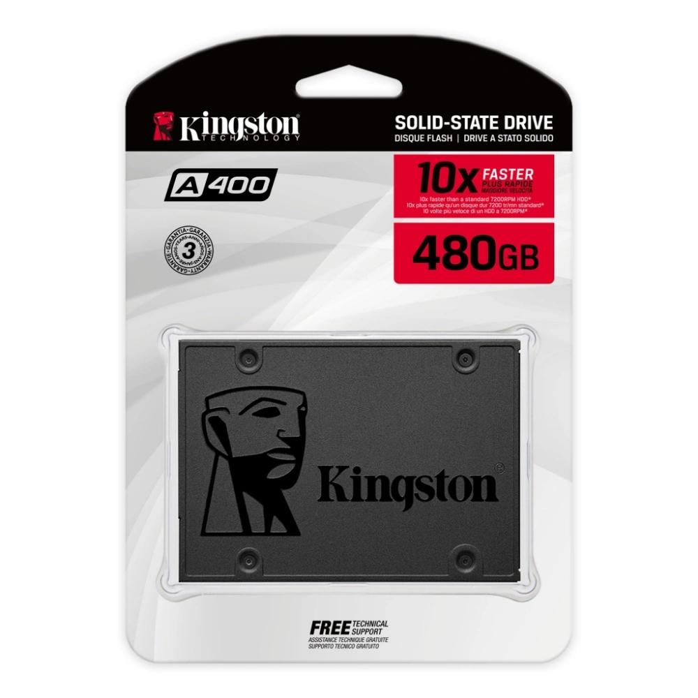 Unidad De Estado Solido SSD KINGSTON A400 480GB 2.5 COLOR Negro - Componentes - Imagen 2 Unidad De Estado Solido SSD KINGSTON A400 480GB 2.5 COLOR Negro - Componentes - Imagen 2