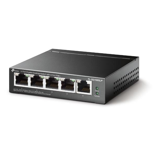 Switch TPLINK PoE de escritorio de 5 puertos - Componentes - Imagen 2 Switch TPLINK PoE de escritorio de 5 puertos - Componentes - Imagen 2