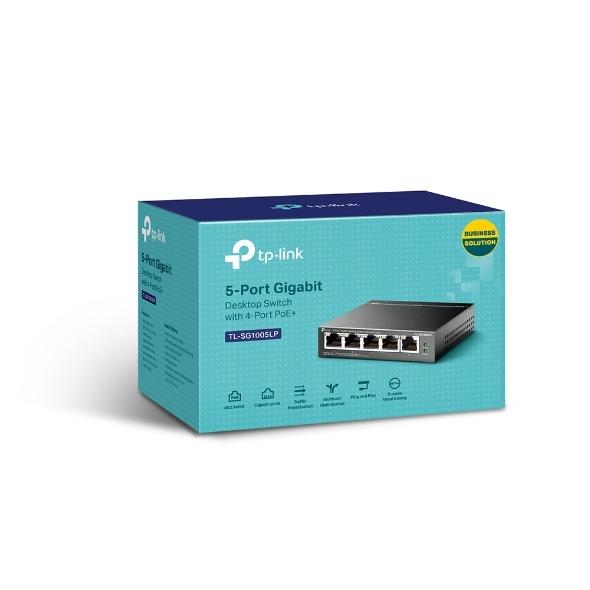 Switch TPLINK PoE de escritorio de 5 puertos - Componentes - Imagen 4 Switch TPLINK PoE de escritorio de 5 puertos - Componentes - Imagen 4