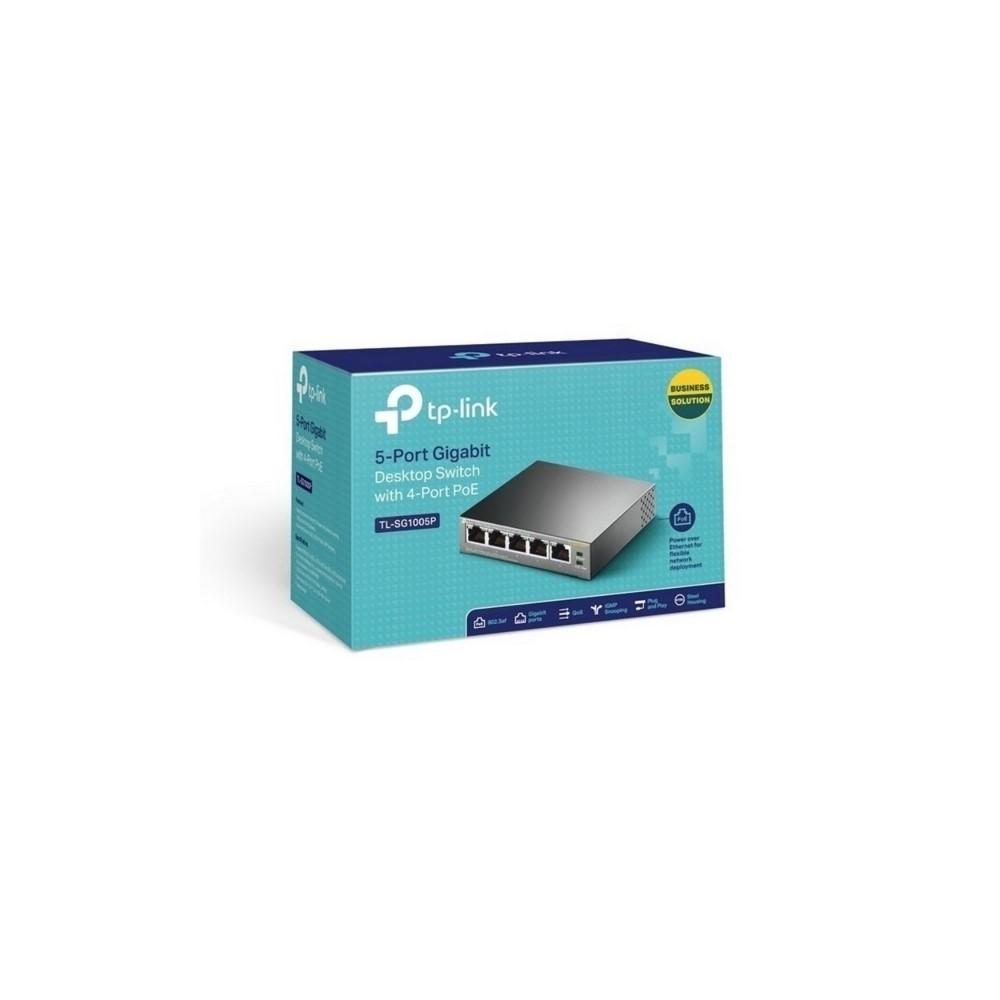 Switch TPLINK poE de escritorio Gigabit de 5 puertos - Componentes - Imagen 2 Switch TPLINK poE de escritorio Gigabit de 5 puertos - Componentes - Imagen 2