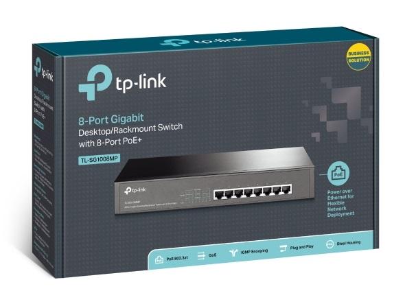 Switch TP-LINK PoE de 8 Puertos Gigabit COLOR Negro - Componentes - Imagen 4 Switch TP-LINK PoE de 8 Puertos Gigabit COLOR Negro - Componentes - Imagen 4