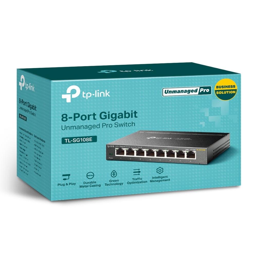 SwitchTP-LINK denteligente Sencillo 8 puertos Gigabit - Componentes - Imagen 3 SwitchTP-LINK denteligente Sencillo 8 puertos Gigabit - Componentes - Imagen 3