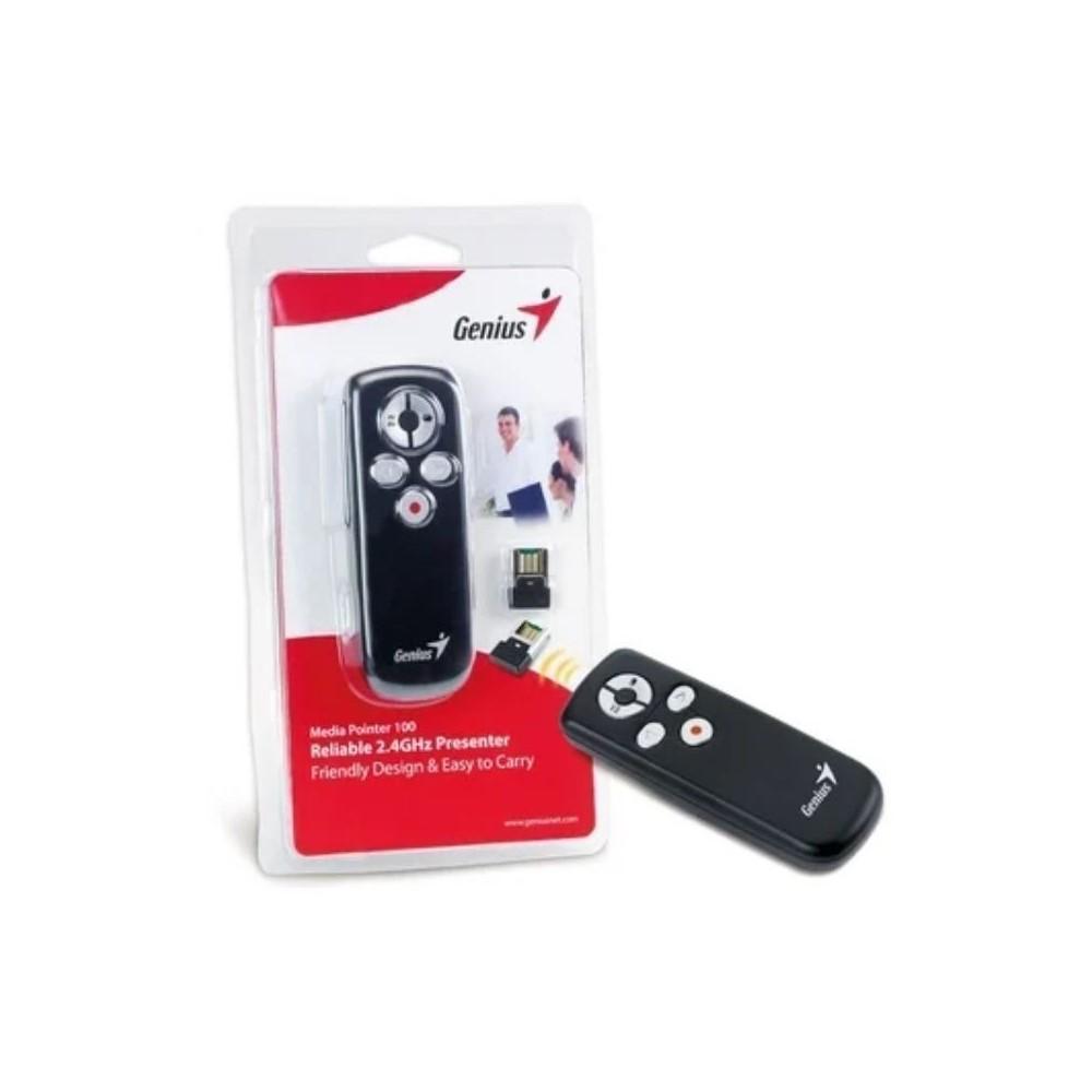 Apuntador Laser GENIUS 100 USB Media COLOR Negro - Componentes - Imagen 3 Apuntador Laser GENIUS 100 USB Media COLOR Negro - Componentes - Imagen 3