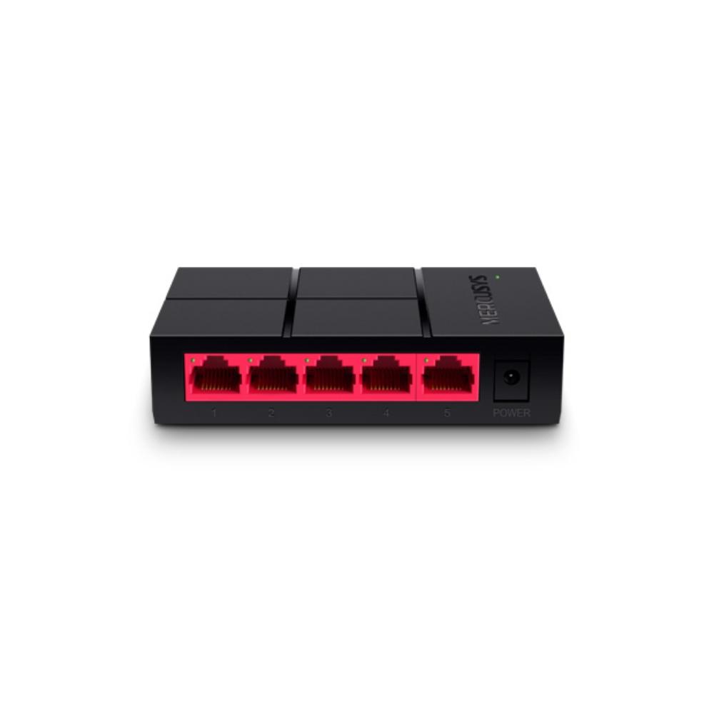Switch MERCUSYS 5 Puertos 10/100/1000 - Componentes - Imagen 1 Switch MERCUSYS 5 Puertos 10/100/1000 - Componentes - Imagen 1