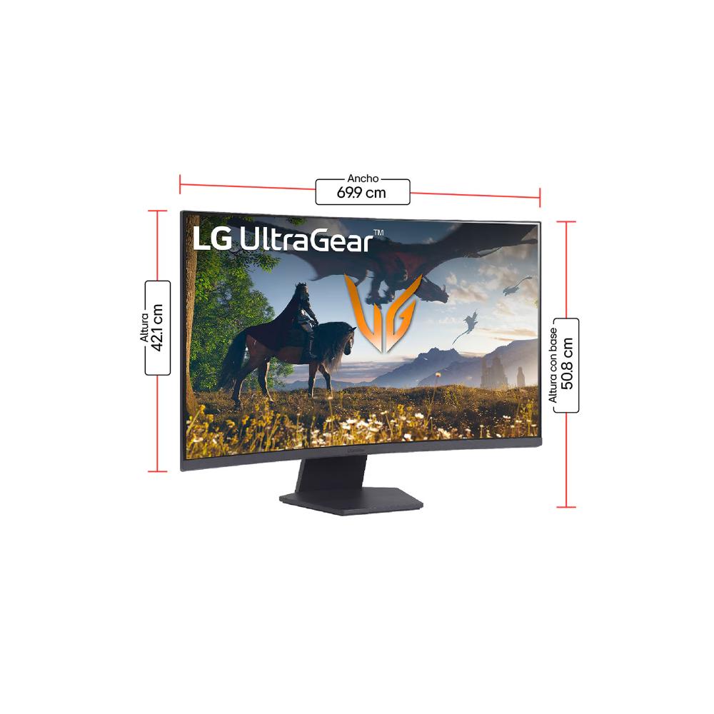 Monitor Curvo Gamer UltraGear™ QHD 180Hz 1Ms 2560 x 1440™ - Componentes - Imagen 4 Monitor Curvo Gamer UltraGear™ QHD 180Hz 1Ms 2560 x 1440™ - Componentes - Imagen 4