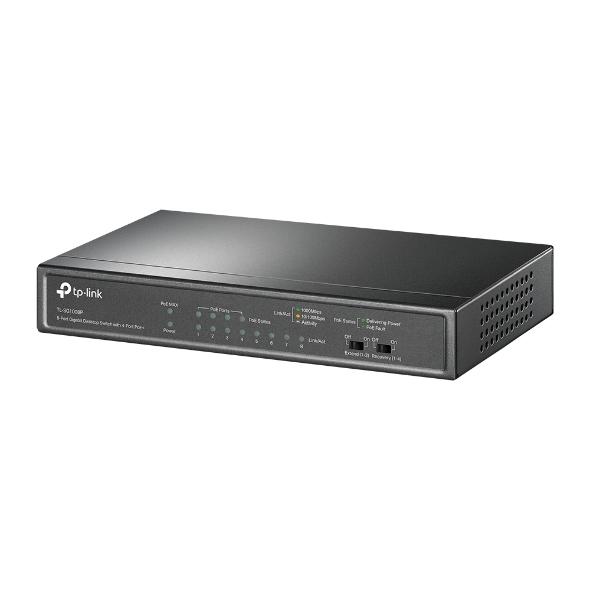 Switch Gigabit de 8 puertos con PoE de 4 puertos COLOR Negro - Componentes - Imagen 1 Switch Gigabit de 8 puertos con PoE de 4 puertos COLOR Negro - Componentes - Imagen 1