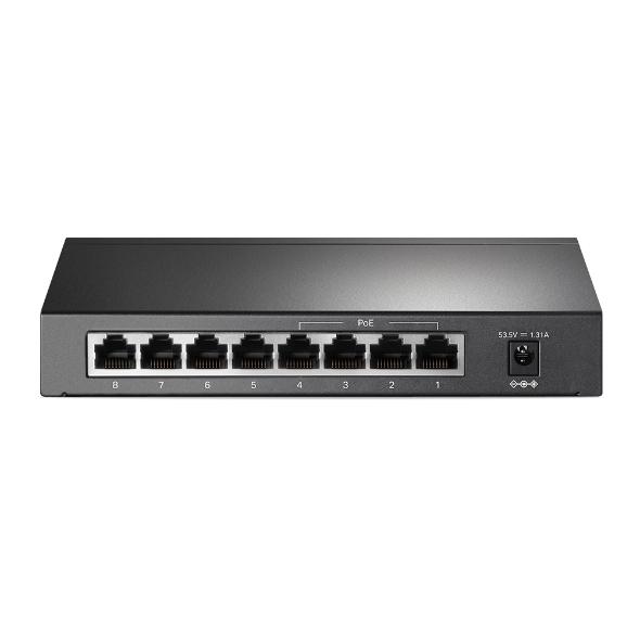 Switch Gigabit de 8 puertos con PoE de 4 puertos COLOR Negro - Componentes - Imagen 2 Switch Gigabit de 8 puertos con PoE de 4 puertos COLOR Negro - Componentes - Imagen 2