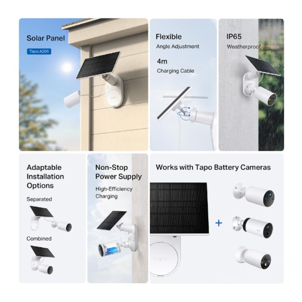 Panel Solar TPLINK 2,5W para Cámara de Vigilancia con Batería Recargable - Componentes - Imagen 3 Panel Solar TPLINK 2,5W para Cámara de Vigilancia con Batería Recargable - Componentes - Imagen 3