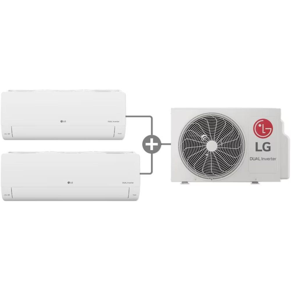 AIRE ACONDICIONADO LG TWINCOOL 2 EN 1 9.000 BTU + 12.000 BTU- COMPRESOR DUAL INVERTER - REFRIGERANTE R32 / 220V - AHORRO DE ENERGÍA ENFRIAMIENTO MÁS EFICIENTE - RESISTENTE A ALTOS VOLTAJES - GOLD FIN - SMART THINQ - LIMPIEZA AUTOMÁTICA - AUTO SWING SMART DIAGNOSIS - FILTRO ANTI-ALERGIAS - GARANTÍA 10 AÑOS EN EL COMPRESOR - Componentes - Imagen 1 AIRE ACONDICIONADO LG TWINCOOL 2 EN 1 9.000 BTU + 12.000 BTU- COMPRESOR DUAL INVERTER - REFRIGERANTE R32 / 220V - AHORRO DE ENERGÍA ENFRIAMIENTO MÁS EFICIENTE - RESISTENTE A ALTOS VOLTAJES - GOLD FIN - SMART THINQ - LIMPIEZA AUTOMÁTICA - AUTO SWING SMART DIAGNOSIS - FILTRO ANTI-ALERGIAS - GARANTÍA 10 AÑOS EN EL COMPRESOR - Componentes - Imagen 1