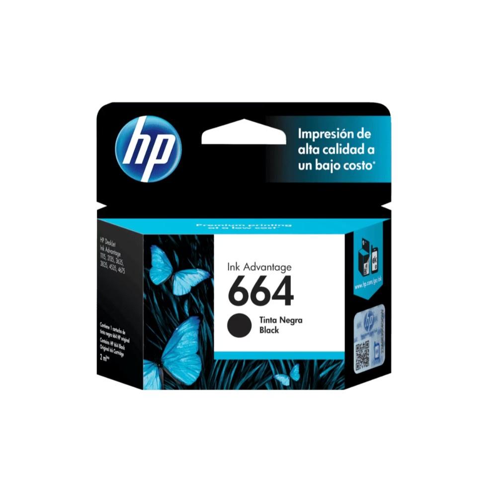 Cartucho Hp 664 Negro Original - Componentes - Imagen 1 Cartucho Hp 664 Negro Original - Componentes - Imagen 1