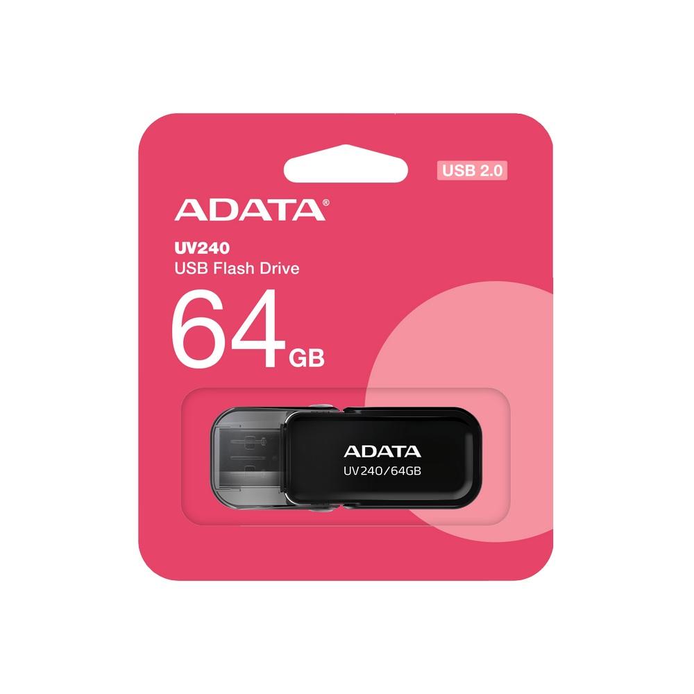 ADATA Memoria USB 2.0 UV240 64GB COLOR Negra - Componentes - Imagen 3 ADATA Memoria USB 2.0 UV240 64GB COLOR Negra - Componentes - Imagen 3
