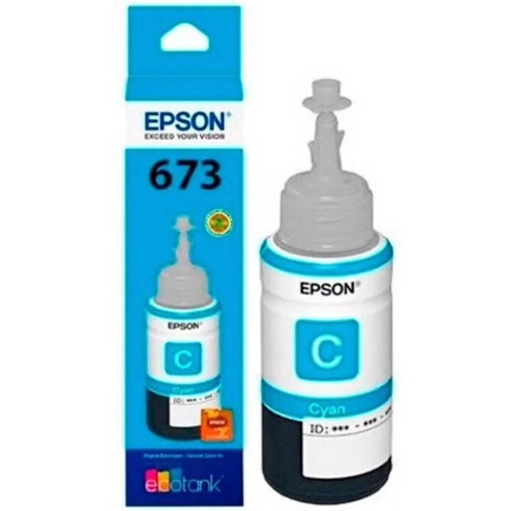 Botella de Tinta EPSON T673220 AL L800/805 COLOR Cyan - Componentes - Imagen 1 Botella de Tinta EPSON T673220 AL L800/805 COLOR Cyan - Componentes - Imagen 1