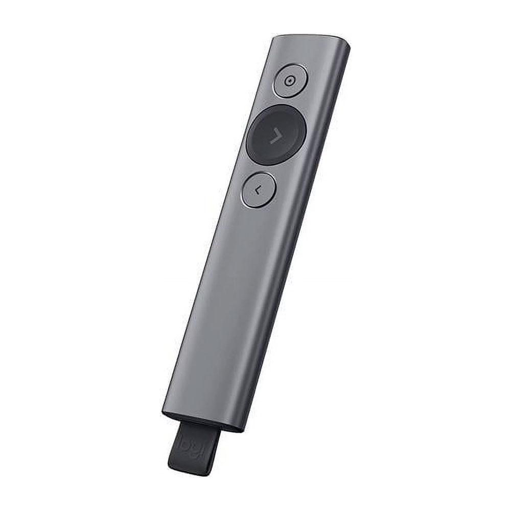 Apuntador Spotlight LOGITECH TV Bluetooth Wireless Receptor USB COLOR Gris - Componentes - Imagen 3 Apuntador Spotlight LOGITECH TV Bluetooth Wireless Receptor USB COLOR Gris - Componentes - Imagen 3