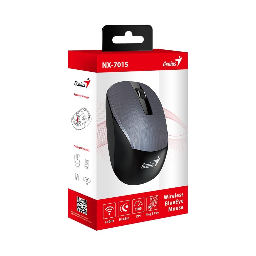 Mouse GENIUS NX 7015 Inalambrico COLOR Gris - Componentes - Imagen 3 Mouse GENIUS NX 7015 Inalambrico COLOR Gris - Componentes - Imagen 3