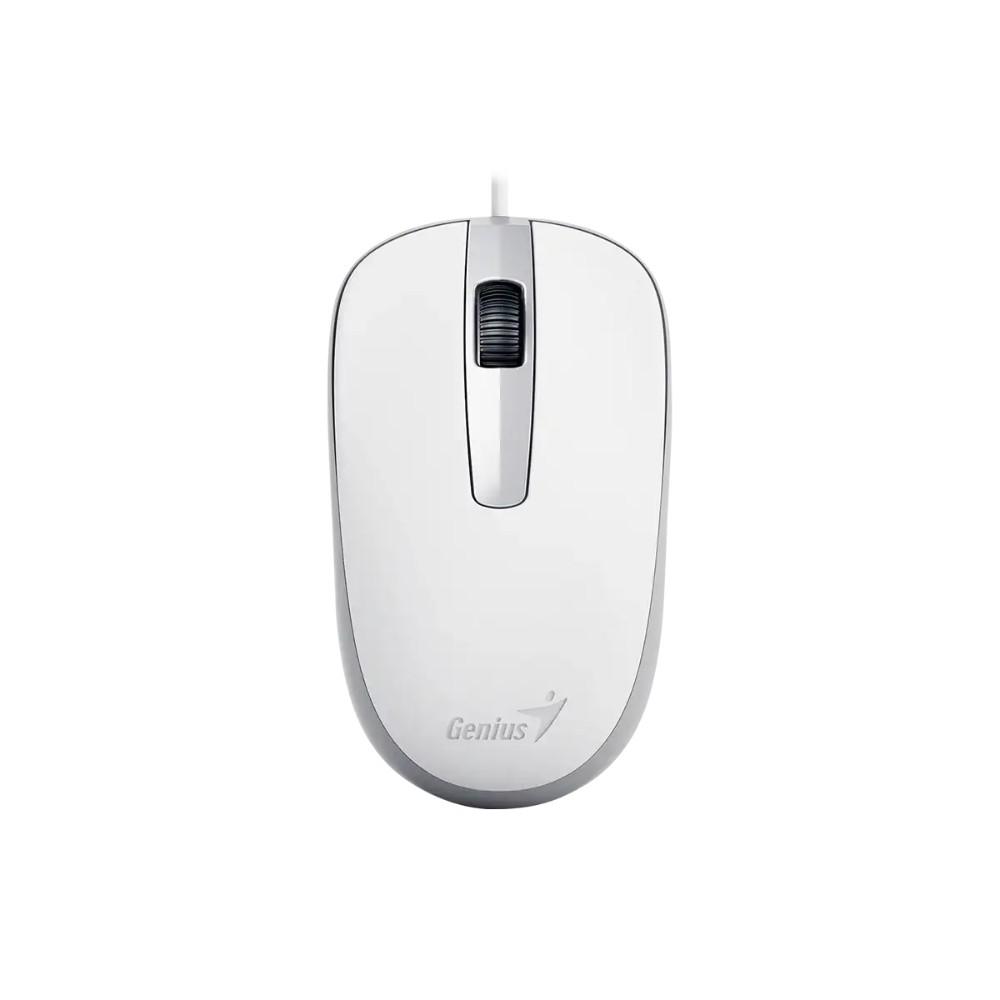 Mouse GENIUS DX-120 USB Alambrico COLOR Blanco - Componentes - Imagen 1 Mouse GENIUS DX-120 USB Alambrico COLOR Blanco - Componentes - Imagen 1