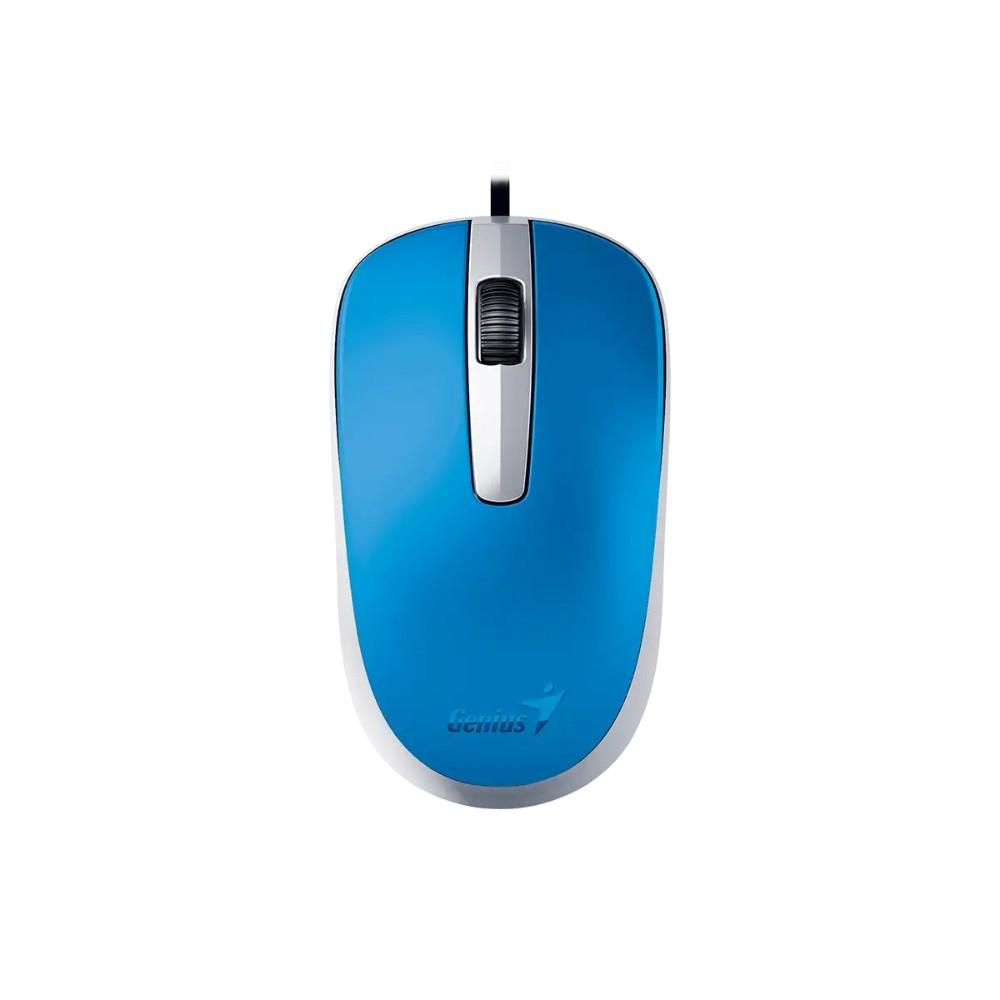 Mouse GENIUS Alámbrico Usb Dx 120 COLOR Azul - Componentes - Imagen 1 Mouse GENIUS Alámbrico Usb Dx 120 COLOR Azul - Componentes - Imagen 1