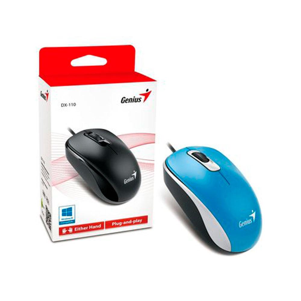Mouse GENIUS Alámbrico Usb Dx 120 COLOR Azul - Componentes - Imagen 4 Mouse GENIUS Alámbrico Usb Dx 120 COLOR Azul - Componentes - Imagen 4