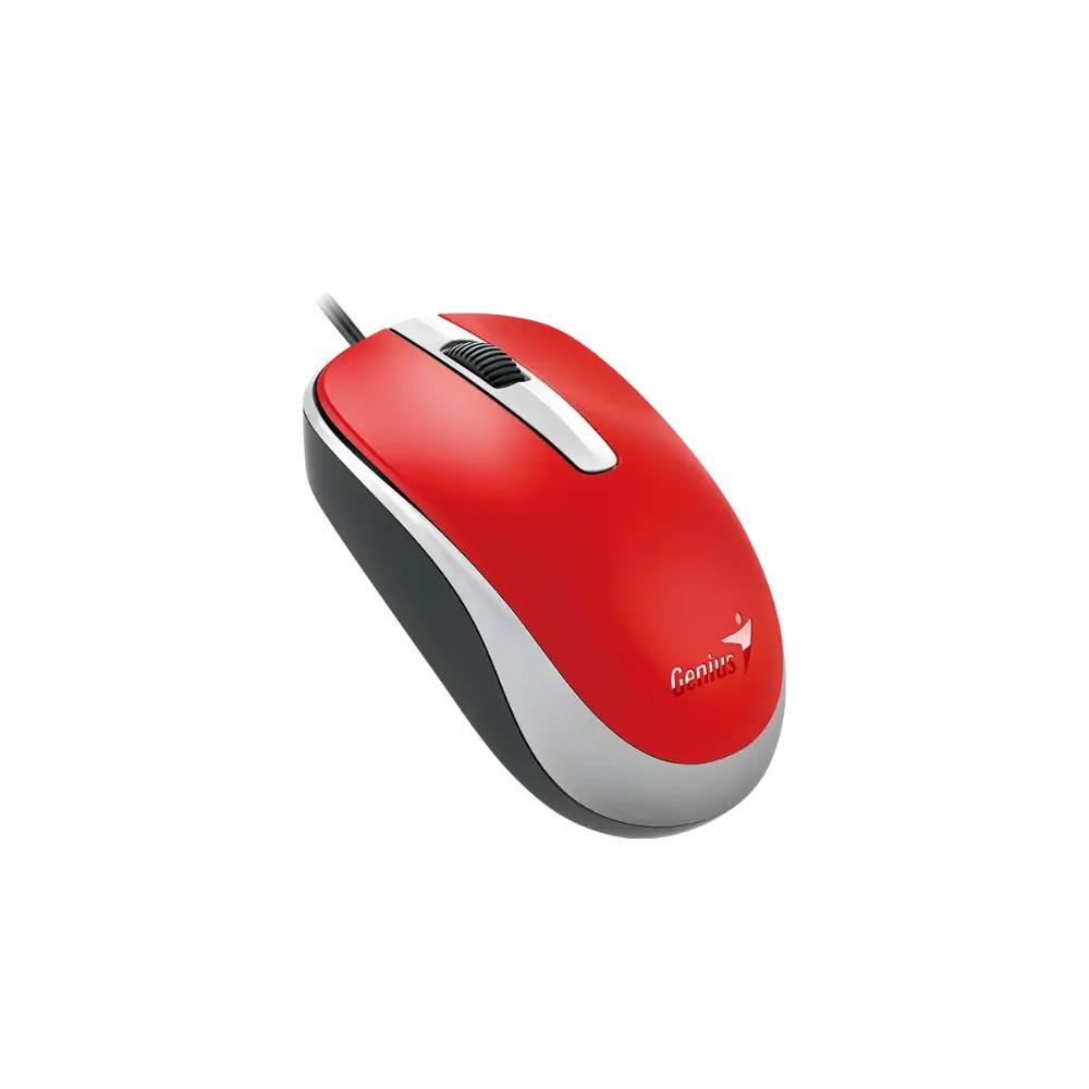 Mouse GENIUS Alámbrico Usb Dx-120 Rojo - Componentes - Imagen 2 Mouse GENIUS Alámbrico Usb Dx-120 Rojo - Componentes - Imagen 2