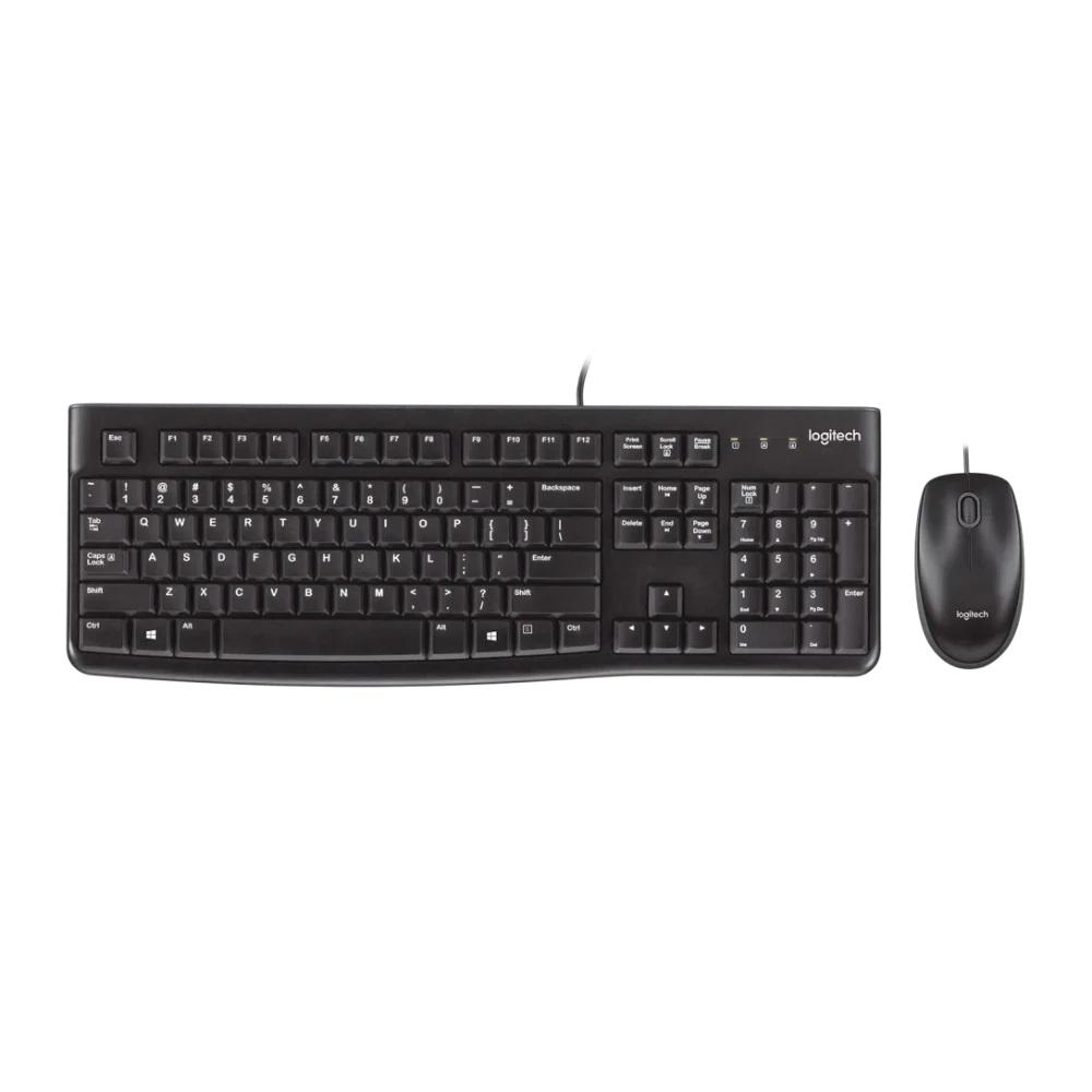 Combo LOGITECH Teclado + Mouse MK120 COLOR Negro - Componentes - Imagen 1 Combo LOGITECH Teclado + Mouse MK120 COLOR Negro - Componentes - Imagen 1