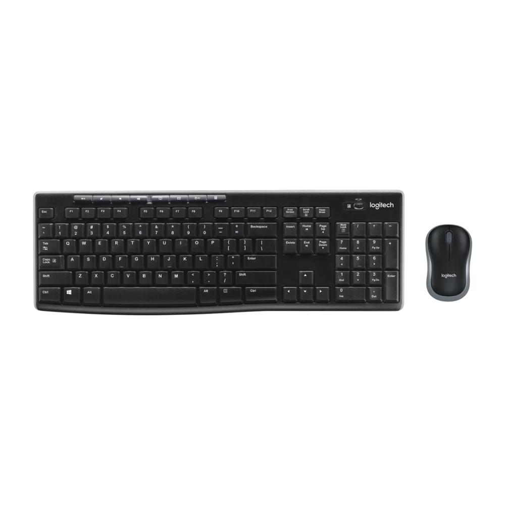 Combo LOGITECH Teclado + Mouse MK270 Negro - Componentes - Imagen 1 Combo LOGITECH Teclado + Mouse MK270 Negro - Componentes - Imagen 1