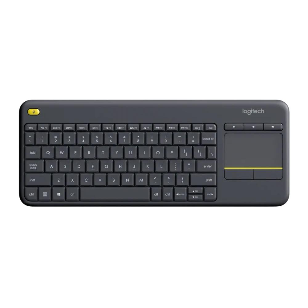 Teclado Inalámbrico LOGITECH K400 Plus Con TouchPad COLOR Negro - Componentes - Imagen 1 Teclado Inalámbrico LOGITECH K400 Plus Con TouchPad COLOR Negro - Componentes - Imagen 1