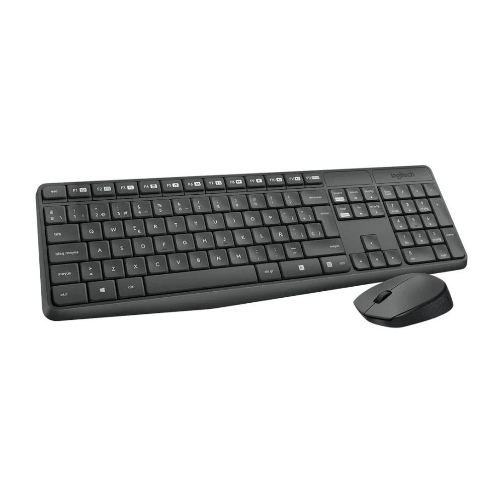 Combo Teclado/Mouse MK235 Logitech Gris - Componentes - Imagen 2 Combo Teclado/Mouse MK235 Logitech Gris - Componentes - Imagen 2