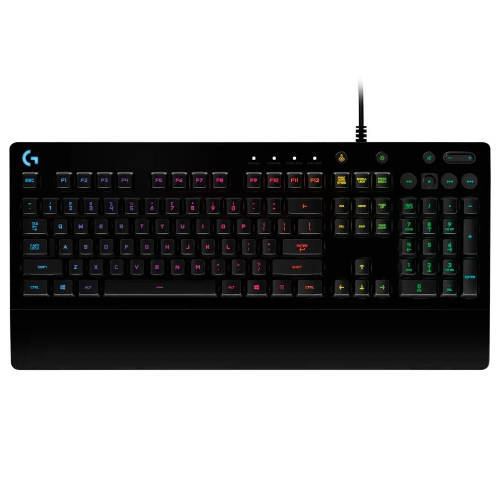 Teclado G213 prodigy logitech gaming ingles alámbrico USB RGB lightsync color negro - Componentes - Imagen 1 Teclado G213 prodigy logitech gaming ingles alámbrico USB RGB lightsync color negro - Componentes - Imagen 1