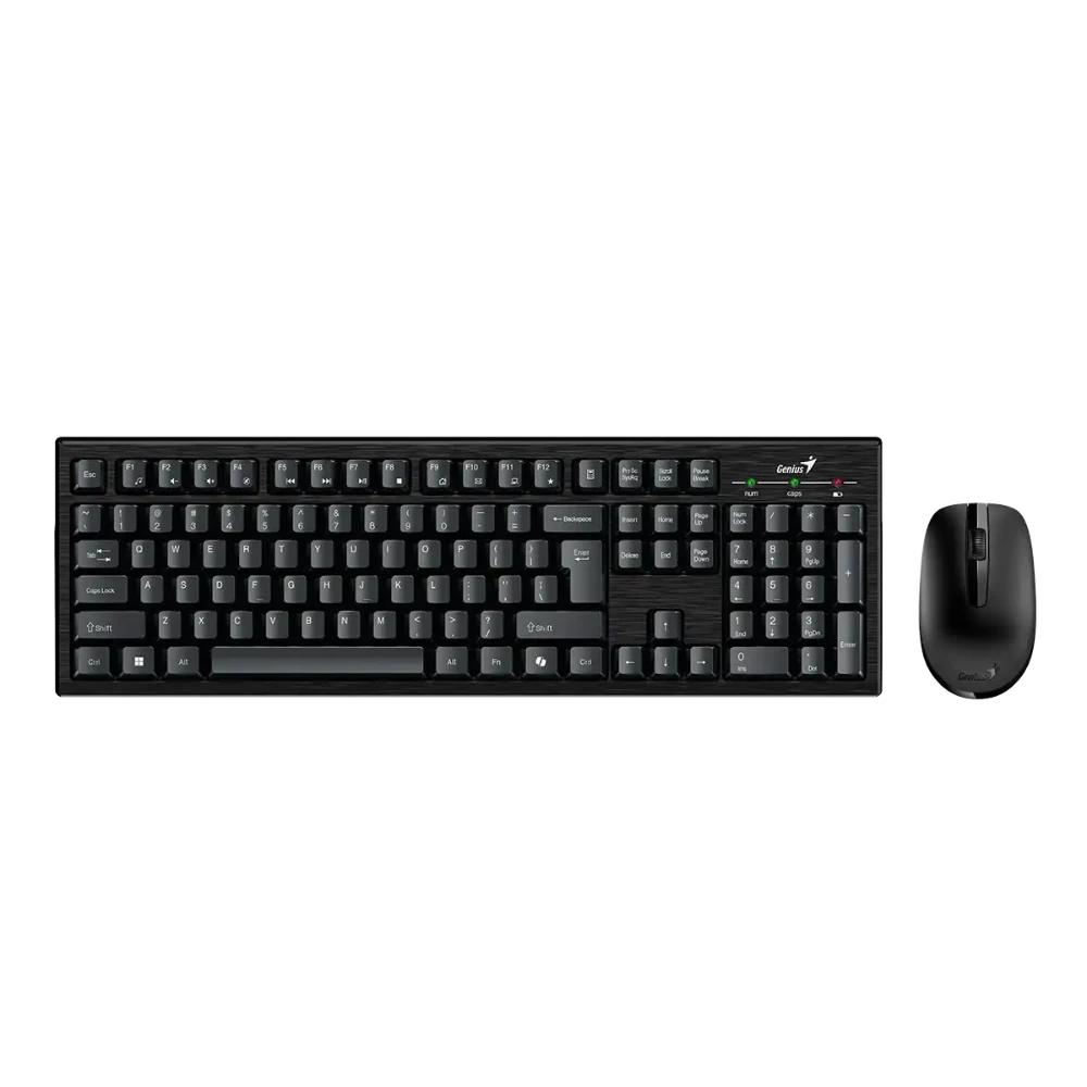 Combo teclado + mouse Genius KM-8101 inalambrico - Componentes - Imagen 1 Combo teclado + mouse Genius KM-8101 inalambrico - Componentes - Imagen 1