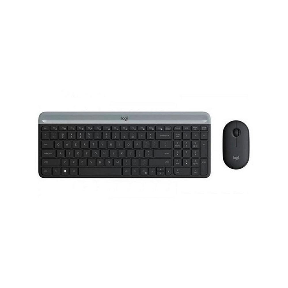 Combo Teclado + Mouse LOGITECH en combo Wireless MK470 (LAT/MX ESP) Negro - Componentes - Imagen 1 Combo Teclado + Mouse LOGITECH en combo Wireless MK470 (LAT/MX ESP) Negro - Componentes - Imagen 1