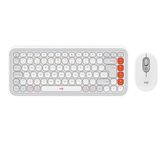 COMBO TECLADO MOUSE POP ICON COMBO- WHITE - Componentes COMBO TECLADO MOUSE POP ICON COMBO- WHITE - Componentes