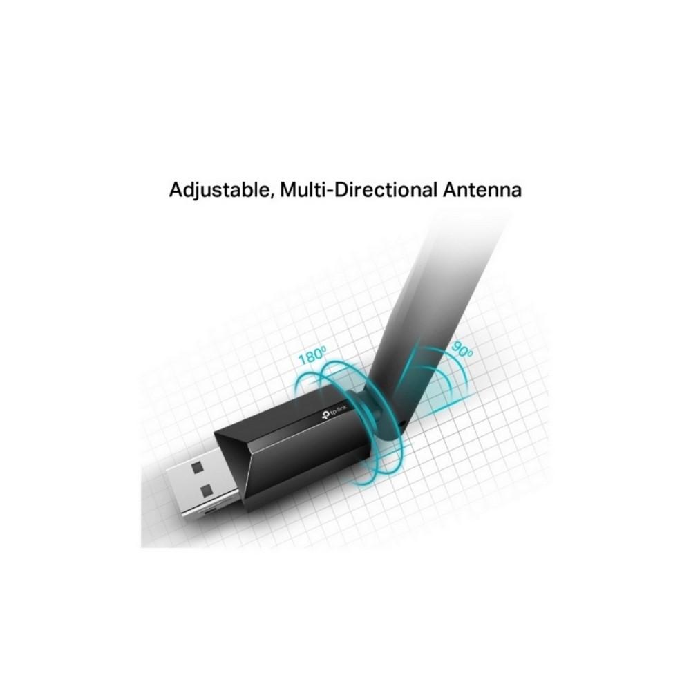 Adaptador USB Inalámbrico de Alta Ganancia Doble Banda AC600 - Componentes - Imagen 3 Adaptador USB Inalámbrico de Alta Ganancia Doble Banda AC600 - Componentes - Imagen 3