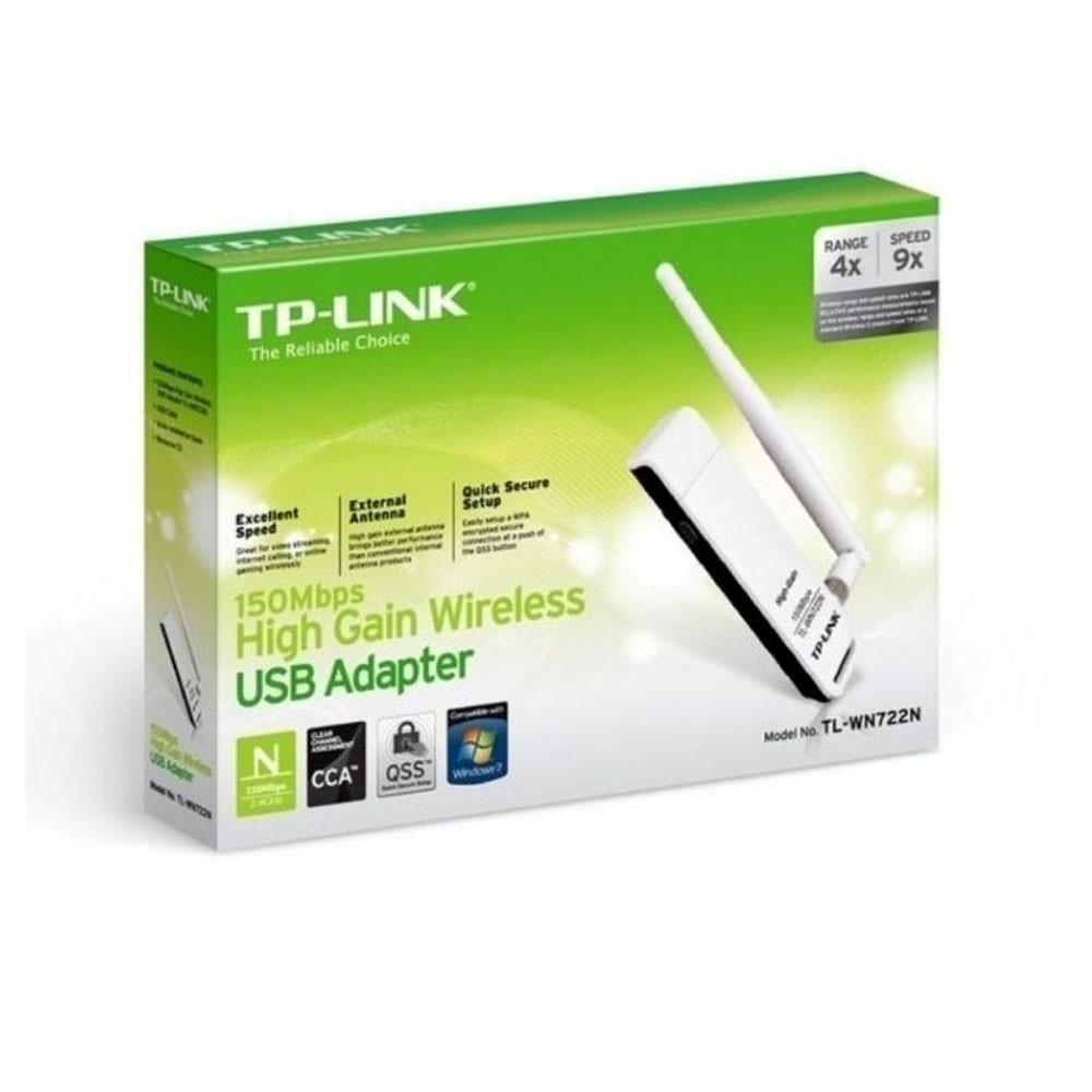Adaptador de Red TPLINK UB N1500Mbps 2.4 Ghz 1 Antena Externa Desmontable COLOR Blanco - Componentes - Imagen 1 Adaptador de Red TPLINK UB N1500Mbps 2.4 Ghz 1 Antena Externa Desmontable COLOR Blanco - Componentes - Imagen 1