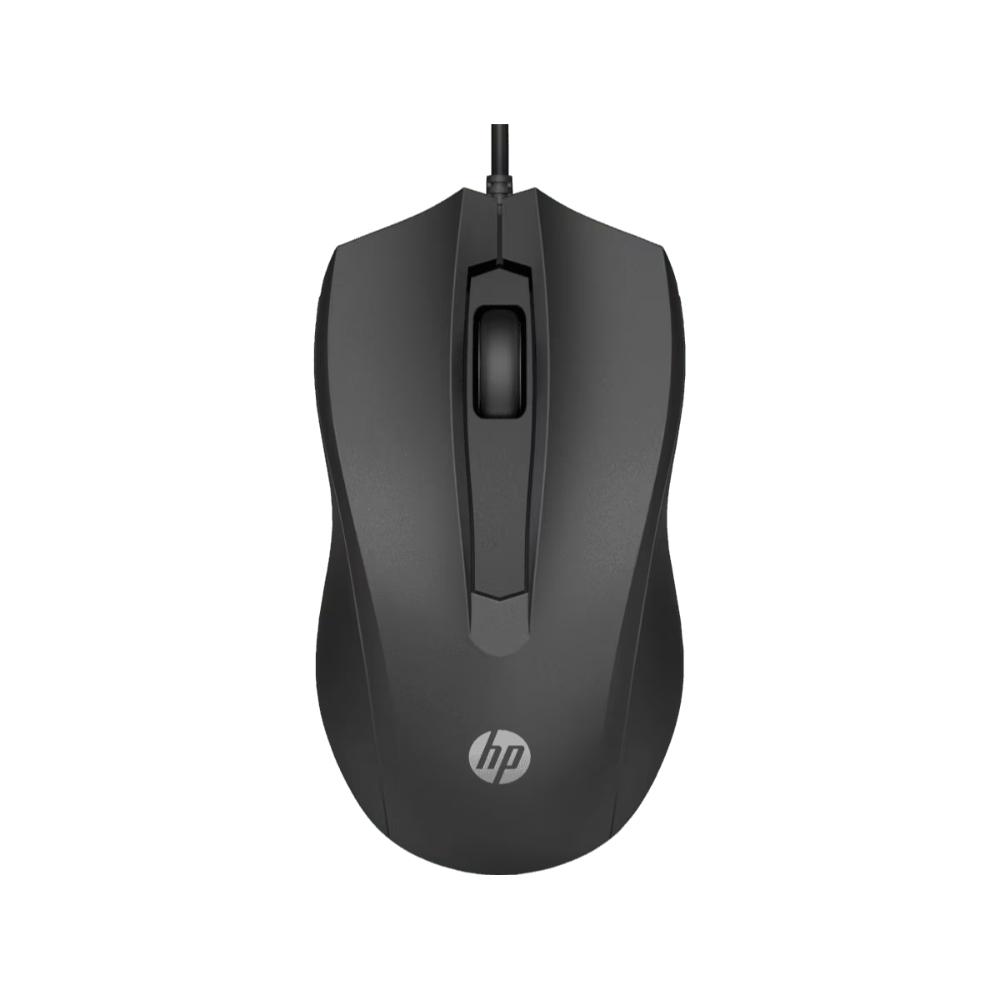 Mouse Con Cable HP 100 Negro - Componentes - Imagen 1 Mouse Con Cable HP 100 Negro - Componentes - Imagen 1