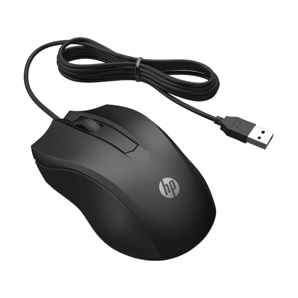 Mouse Con Cable HP 100 Negro - Componentes - Imagen 2 Mouse Con Cable HP 100 Negro - Componentes - Imagen 2