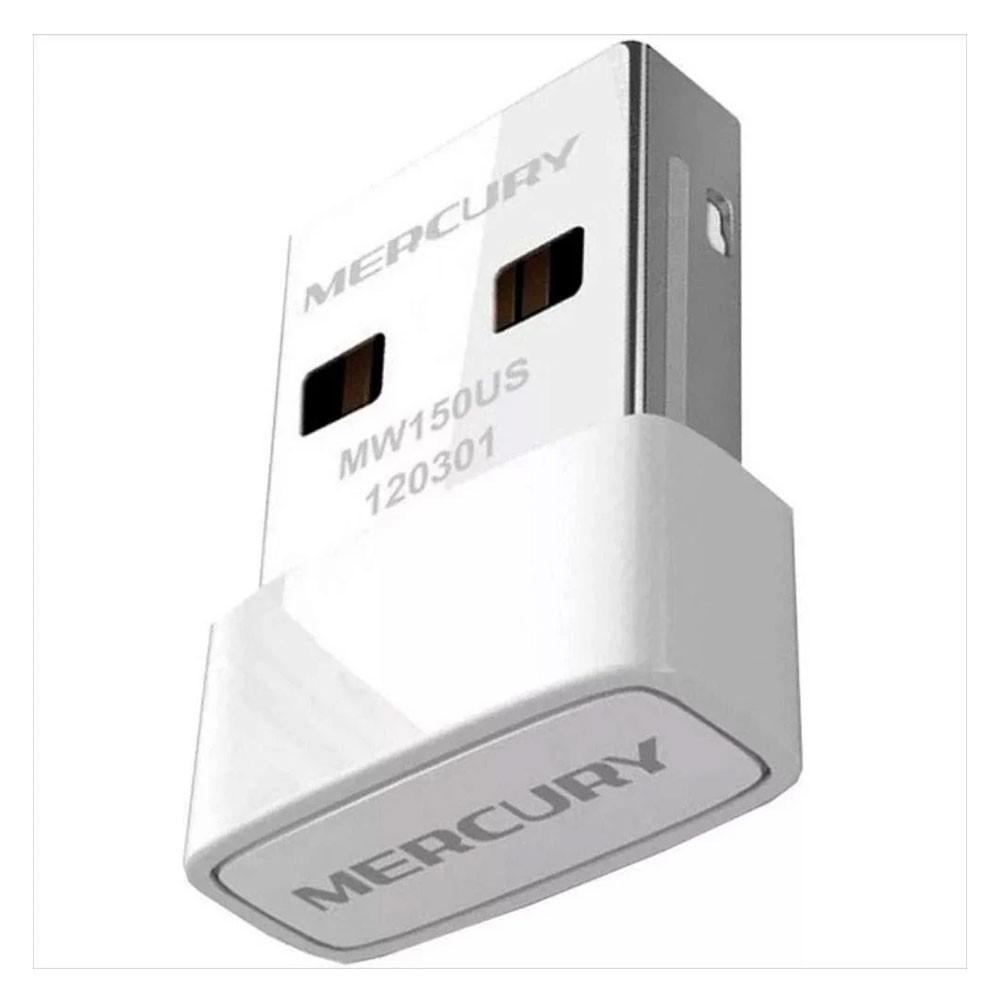 Adaptador Nano MERCUSYS USB 2.0 Inalámbrico de 150Mbps COLOR Blanco - Componentes - Imagen 3 Adaptador Nano MERCUSYS USB 2.0 Inalámbrico de 150Mbps COLOR Blanco - Componentes - Imagen 3