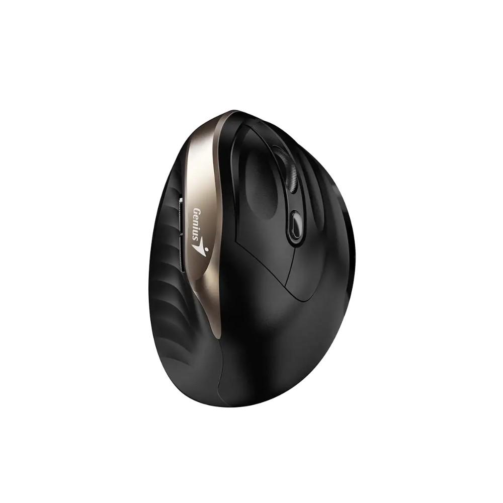 Mouse GENIUS Ergo 8250 Dorado Tipo: Optico/Botones: 6/Resolucion: 800 / 1200 / 1600 DPI/Interfaz: 2.4 GHz/Puerto USB/Alcance: 10 metros (sin interrumpir)/Alimentacion: 1 pila AA (incluida)/Medidas: 111.2 x 78.3 x 73.8 mm/Peso: 97 gr - Componentes - Imagen 1 Mouse GENIUS Ergo 8250 Dorado Tipo: Optico/Botones: 6/Resolucion: 800 / 1200 / 1600 DPI/Interfaz: 2.4 GHz/Puerto USB/Alcance: 10 metros (sin interrumpir)/Alimentacion: 1 pila AA (incluida)/Medidas: 111.2 x 78.3 x 73.8 mm/Peso: 97 gr - Componentes - Imagen 1