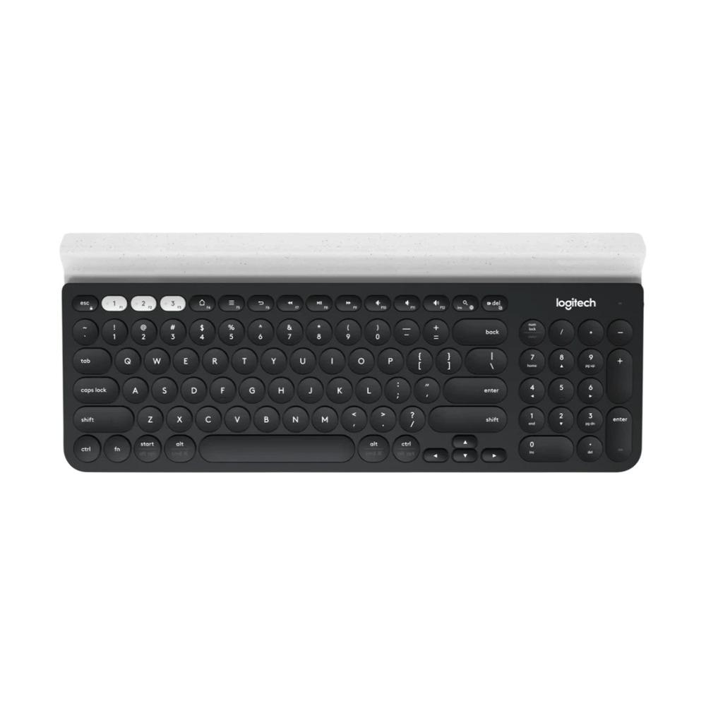 Teclado Inalámbrico Logitech K780 Color Blanco con Negro - Componentes - Imagen 1 Teclado Inalámbrico Logitech K780 Color Blanco con Negro - Componentes - Imagen 1