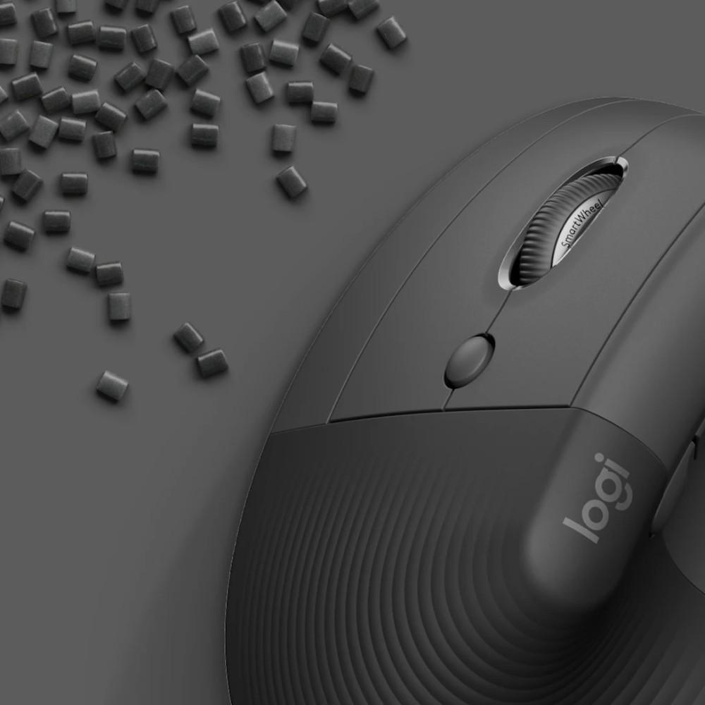 Mouse Inalámbrico Ergonómico Logitech Lift Left Color Grafito - Componentes - Imagen 2 Mouse Inalámbrico Ergonómico Logitech Lift Left Color Grafito - Componentes - Imagen 2