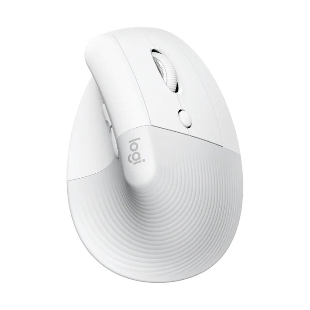 Mouse Inalámbrico Ergonómico Logitech Lift Color Blanco - Componentes - Imagen 1 Mouse Inalámbrico Ergonómico Logitech Lift Color Blanco - Componentes - Imagen 1
