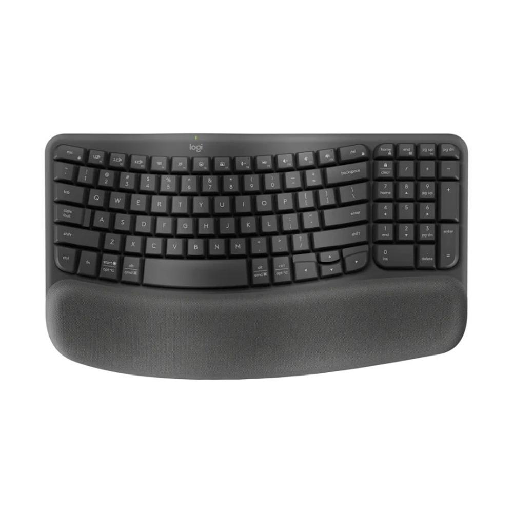Teclado Inalámbrico Ergonómico Logitech Wave Keys Color Grafito - Componentes - Imagen 1 Teclado Inalámbrico Ergonómico Logitech Wave Keys Color Grafito - Componentes - Imagen 1