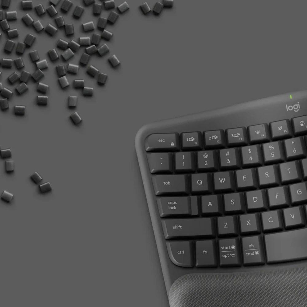 Teclado Inalámbrico Ergonómico Logitech Wave Keys Color Grafito - Componentes - Imagen 2 Teclado Inalámbrico Ergonómico Logitech Wave Keys Color Grafito - Componentes - Imagen 2