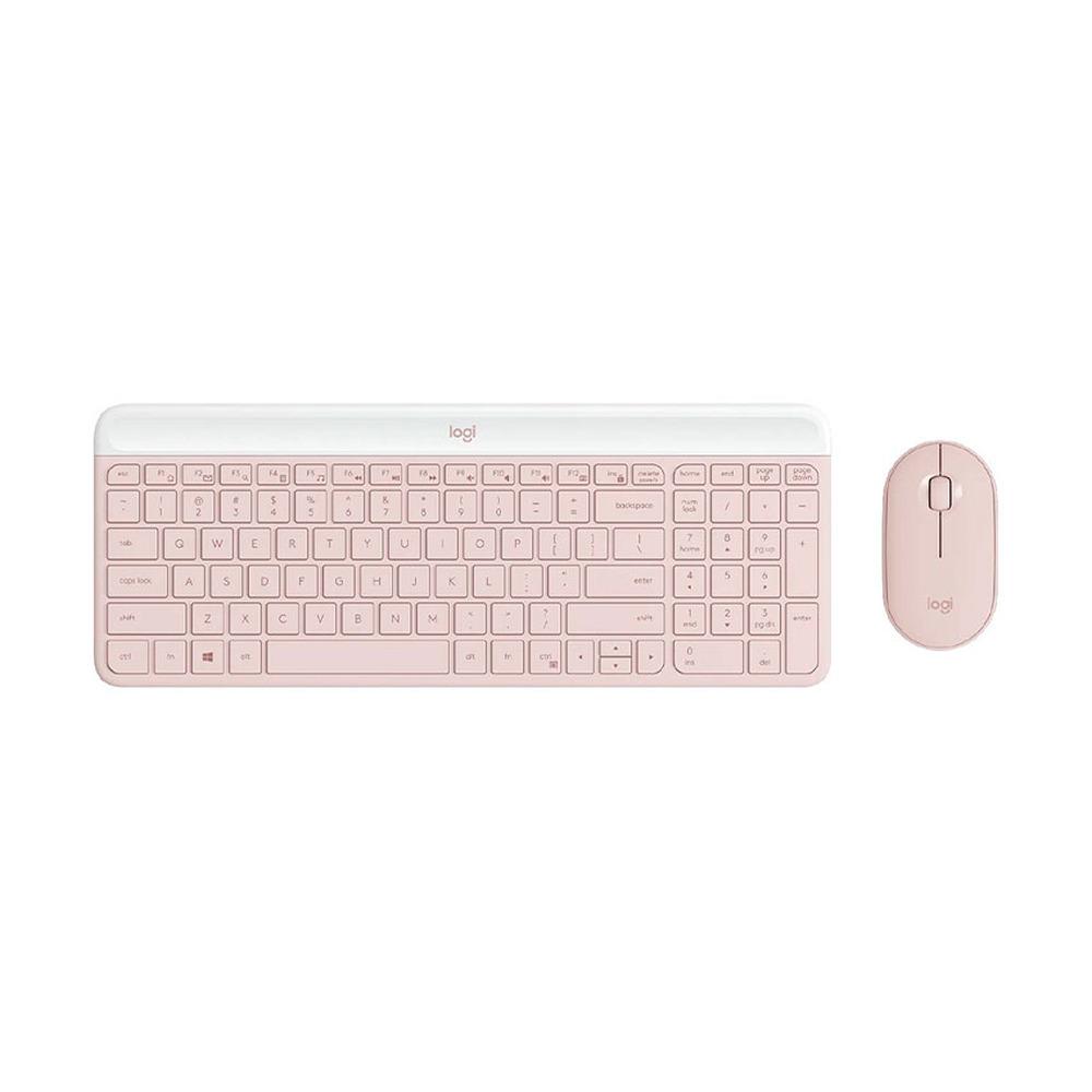 Combo Teclado + Mouse Inalámbricos Logitech MK470 Color Rosa - Componentes - Imagen 1 Combo Teclado + Mouse Inalámbricos Logitech MK470 Color Rosa - Componentes - Imagen 1