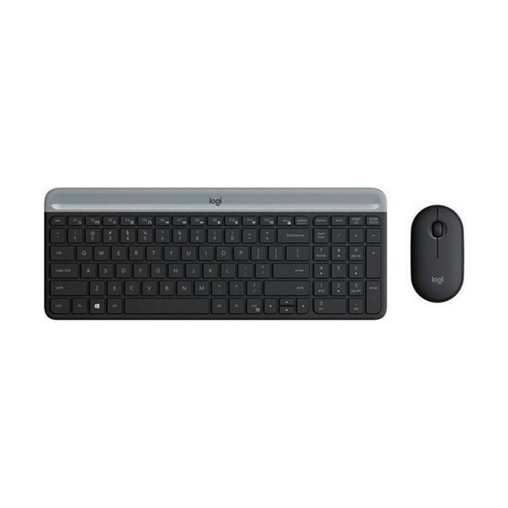 Combo Teclado + Mouse Inalámbricos Logitech MK470 Slim Color Grafito - Componentes - Imagen 1 Combo Teclado + Mouse Inalámbricos Logitech MK470 Slim Color Grafito - Componentes - Imagen 1
