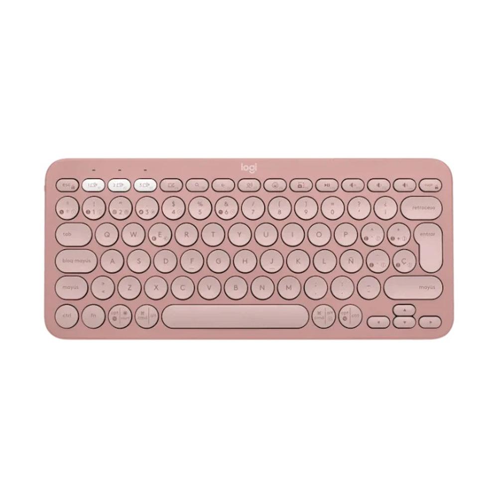 Teclado Inalámbrico Logitech Pebble Keys 2 K380s Color Rosa - Componentes - Imagen 1 Teclado Inalámbrico Logitech Pebble Keys 2 K380s Color Rosa - Componentes - Imagen 1