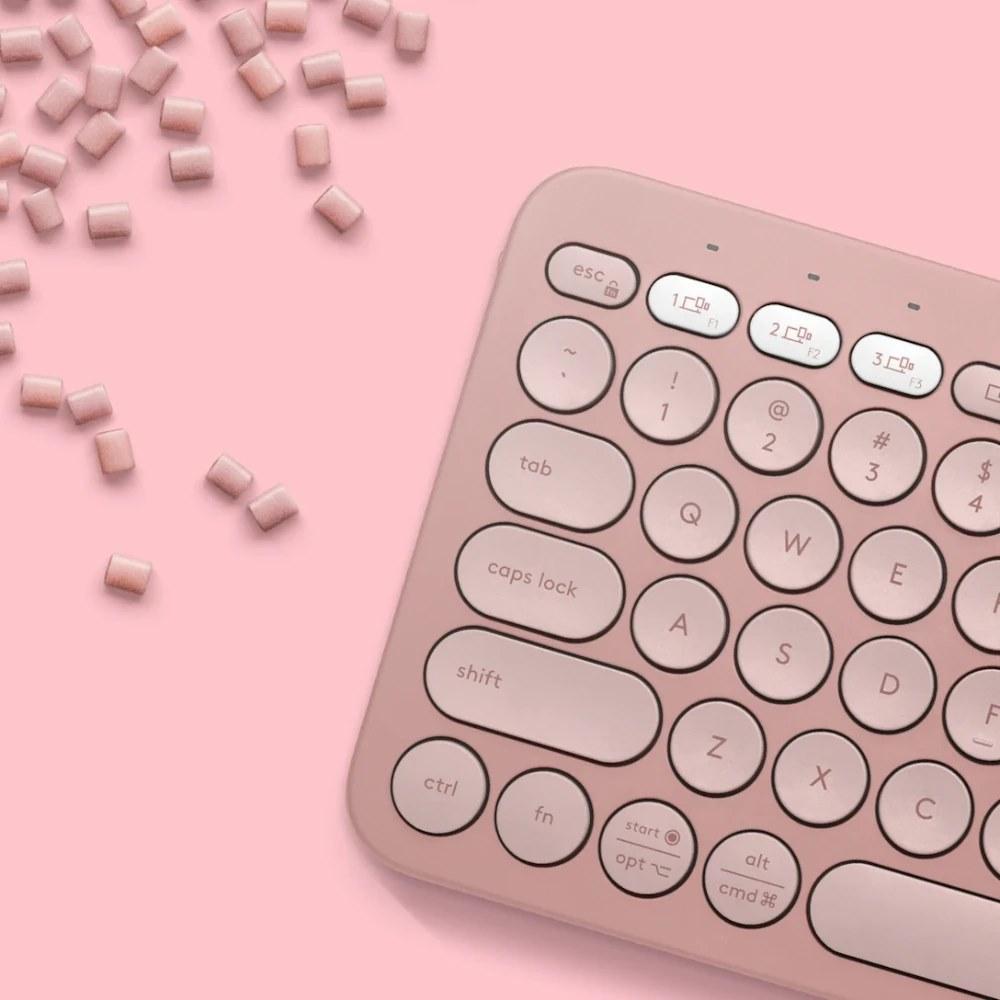 Teclado Inalámbrico Logitech Pebble Keys 2 K380s Color Rosa - Componentes - Imagen 2 Teclado Inalámbrico Logitech Pebble Keys 2 K380s Color Rosa - Componentes - Imagen 2