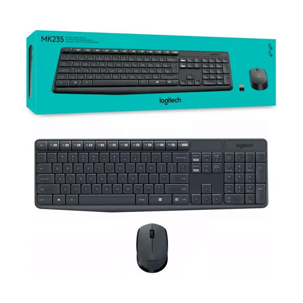 Combo Teclado + Mouse Inalámbricos Logitech MK295 Silent Color Grafito - Componentes - Imagen 1 Combo Teclado + Mouse Inalámbricos Logitech MK295 Silent Color Grafito - Componentes - Imagen 1