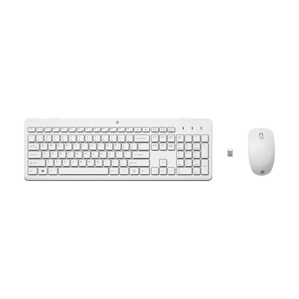 Combo Teclado + Mouse Inalámbricos HP 230 Color Blanco - Componentes - Imagen 1 Combo Teclado + Mouse Inalámbricos HP 230 Color Blanco - Componentes - Imagen 1