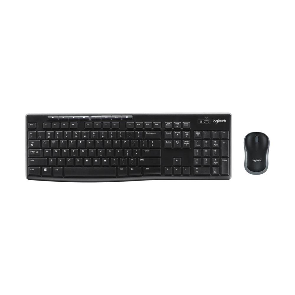 Combo Teclado + Mouse Inalámbricos Logitech MK270 Color Negro - Componentes - Imagen 1 Combo Teclado + Mouse Inalámbricos Logitech MK270 Color Negro - Componentes - Imagen 1
