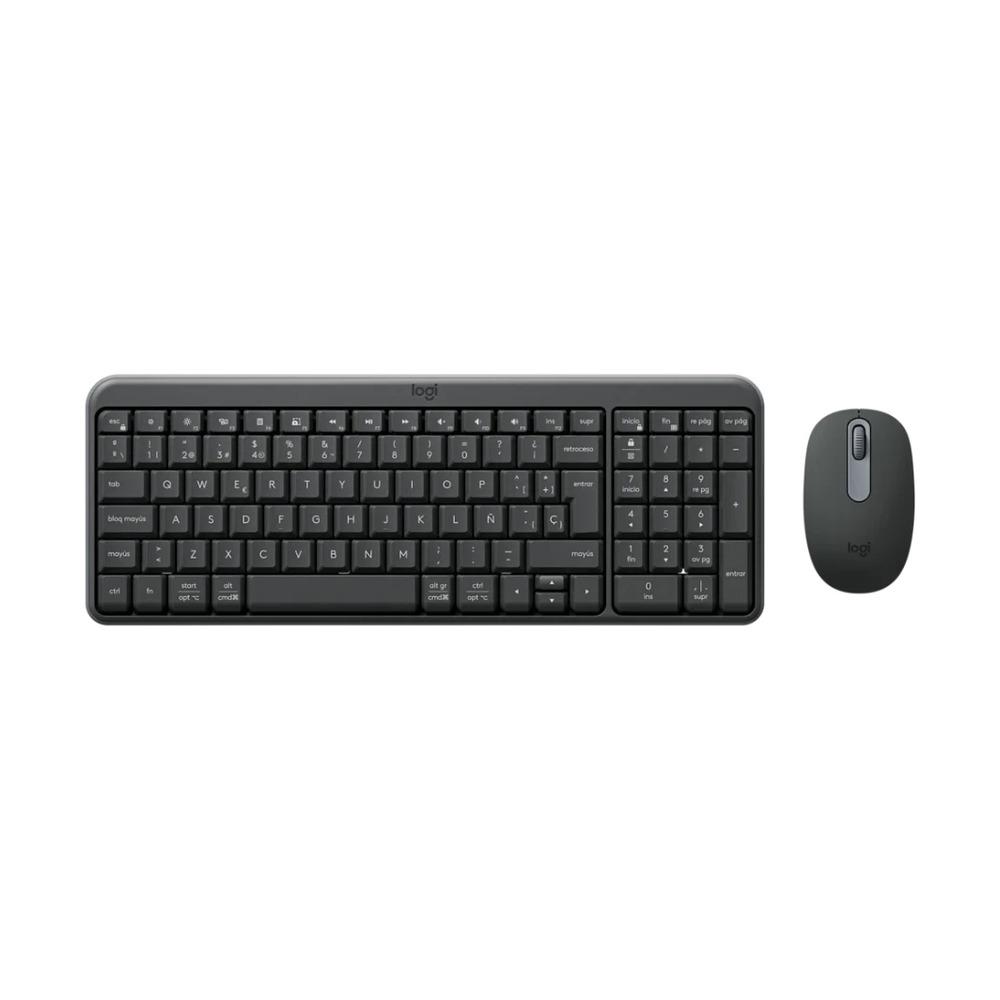 Combo Teclado + Mouse Inalámbricos Logitech MK250 Color Grafito - Componentes - Imagen 1 Combo Teclado + Mouse Inalámbricos Logitech MK250 Color Grafito - Componentes - Imagen 1